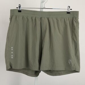 Born Primitive Men's Velocity Shorts Lined Olive Green 3XL Running Gym Workout